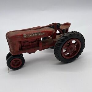 Toy Vintage Product Miniature 50s Plastic  Farmall Tractor   Model M
